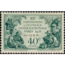 Timbre de collection Niger - 53 Artisanat