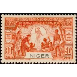 Timbre de collection Niger - 55 Livraison Express