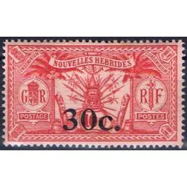 Timbre de collection Nlles Hebrides - 074 Fait Main