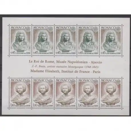 Monaco - Blocs et feuillets - 1974 - No BF9 - Art - Europa Livraison Gratuite