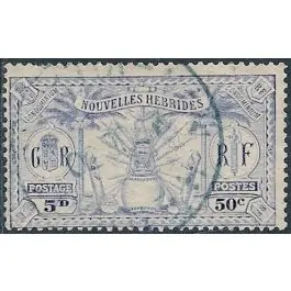 Expédition Rapide Timbre de collection Nlles Hebrides - 086