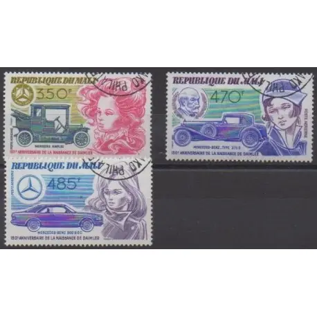 Mali - 1984 - No PA495/PA497 - Voitures - Oblitérés Authentique