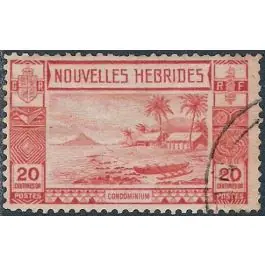 Timbre de collection Nlles Hebrides - 103 Populaire