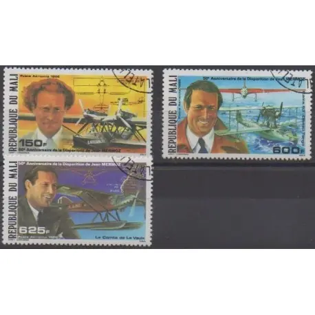 Achat Immédiat Mali - 1986 - No PA517/PA519 - Aviation - Oblitérés