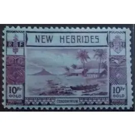 Timbre de collection Nlles Hebrides - 123 Édition Limitée