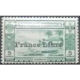 Timbre de collection Nlles Hebrides - 124 Usine Directe