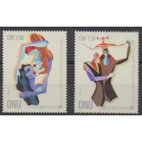 Nations Unies (ONU - Genève) - 2016 - No 942/943 Vente Flash