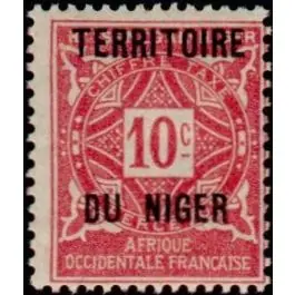 Timbre de collection Niger - Taxe 02 Meilleur Choix