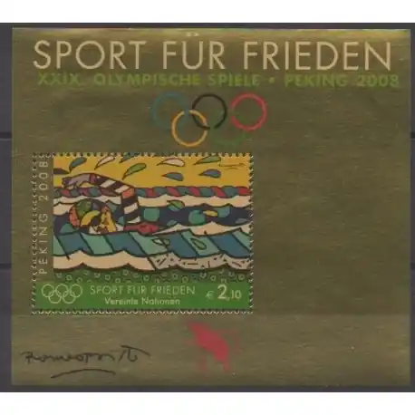 Usine Directe Nations Unies (ONU - Vienne) - 2008 - No BF18 - Jeux Olympiques d'été