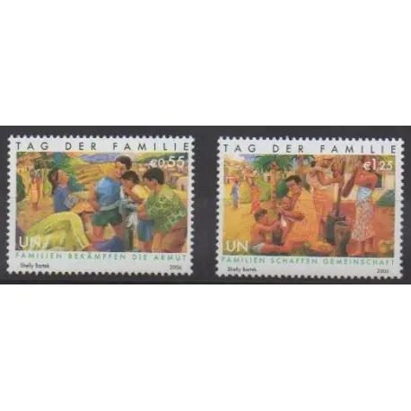 Nations Unies (ONU - Vienne) - 2006 - No 476/477 Prix Réduit