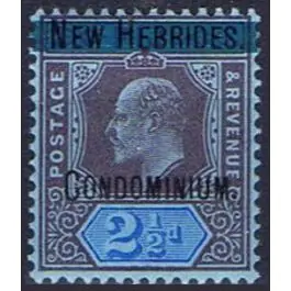 Garantie Incluse Timbre de collection Nlles Hebrides - 008