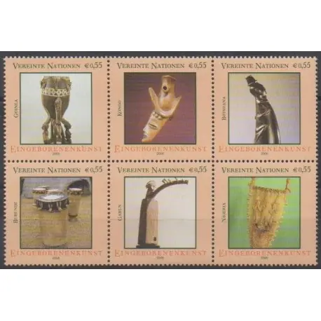 Nations Unies (ONU - Vienne) - 2006 - No 466/471 - Art Prix Choc