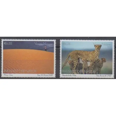 Nations Unies (ONU - Vienne) - 2005 - No 450/451 - Exposition Dernière Chance