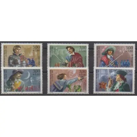 Nouvelle Collection France - Poste - 1997 - No 3115/3120 - Littérature