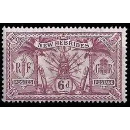 Livraison Express Timbre de collection Nlles Hebrides - 054