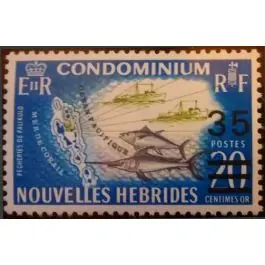Timbre de collection Nlles Hebrides - 298 Soldes