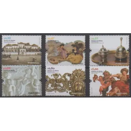 Portugal - 2009 - No 3423/3428 - Châteaux Prix Choc