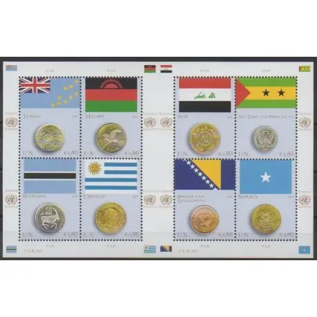 Nations Unies (ONU - Vienne) - 2015 - No 864/871 - Monnaies - Drapeaux Acheter En Ligne