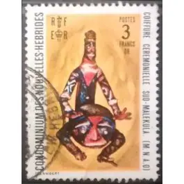 Timbre de collection Nlles Hebrides - 336 Paiement Sécurisé