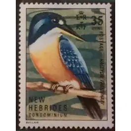 Garantie Incluse Timbre de collection Nlles Hebrides - 344