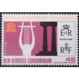 Timbre de collection Nlles Hebrides - 254 Pas Cher