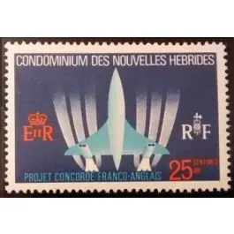 Commander Vite Timbre de collection Nlles Hebrides - 276
