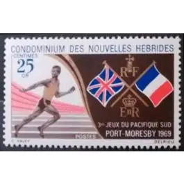 Authentique Timbre de collection Nlles Hebrides - 282