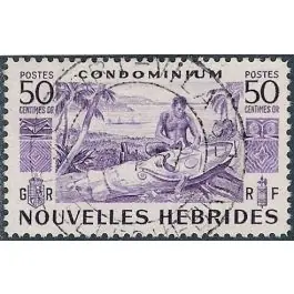 Bon Marché Timbre de collection Nlles Hebrides - 151
