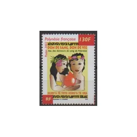 Polynésie - 2002 - No 667 - Santé ou Croix-Rouge Top Qualité