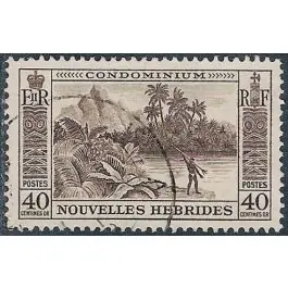 Timbre de collection Nlles Hebrides - 181 Premium