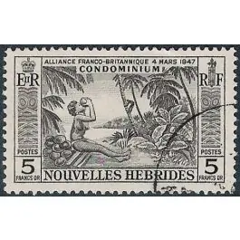 Timbre de collection Nlles Hebrides - 185 Paiement Sécurisé