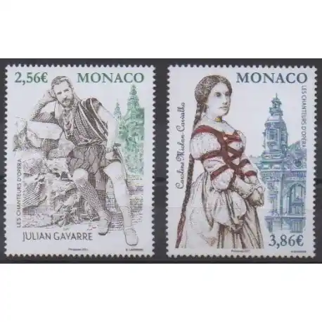 Top Qualité Monaco - 2021 - No 3262/3263 - Musique