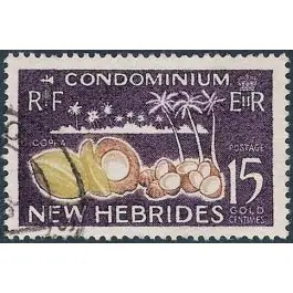 Timbre de collection Nlles Hebrides - 207 Livraison Express