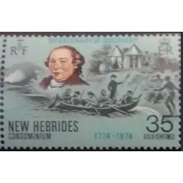 Pas Cher Timbre de collection Nlles Hebrides - 399