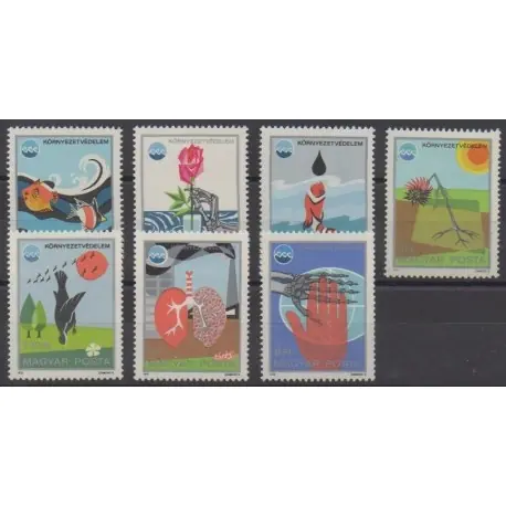 Quantité Limitée Hongrie - 1975 - No 2453/2459 - Environnement