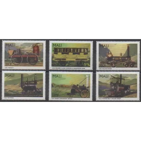 Mali - 1996 - No 922/927 - Chemins de fer Quantité Limitée