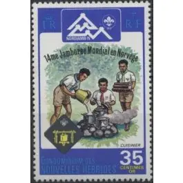 Timbre de collection Nlles Hebrides - 411 Nouvelle Collection