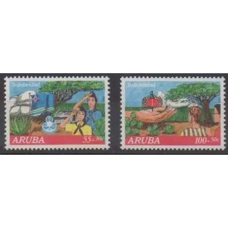 Aruba - 1992 - No 108/109 - Scoutisme Dernière Chance