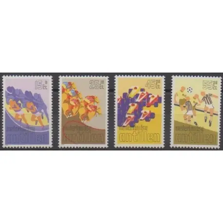 Nouvelle Collection Antilles néerlandaises - 1986 - No 771/774 - Sports divers
