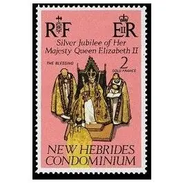 Prix Choc Timbre de collection Nlles Hebrides - 446