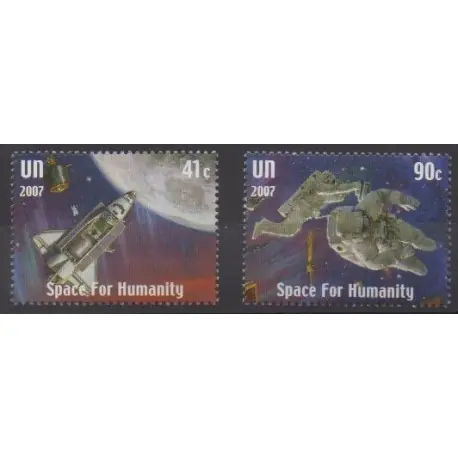 Nations Unies (ONU - New-York) - 2007 - No 1054/1055 - Espace Offre Du Jour