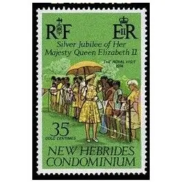 Timbre de collection Nlles Hebrides - 447 En Vogue