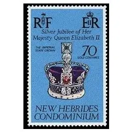 Timbre de collection Nlles Hebrides - 448 Prix Cassé