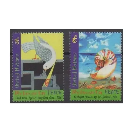 Artisanat Nations Unies (ONU - New-York) - 2006 - No 1010/1011