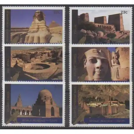 Nations Unies (ONU - New-York) - 2005 - No 968/973 - Sites Original