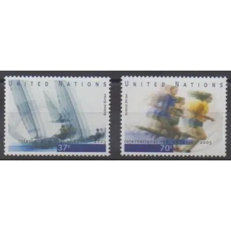 Premium Nations Unies (ONU - New-York) - 2005 - No 964/965 - Sports divers