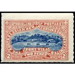 Populaire Timbre de collection Nlles Hebrides - Poste Locale 2