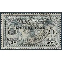 Timbre de collection Nlles Hebrides - Taxe 02 Livraison Gratuite