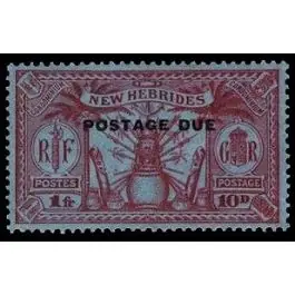 Timbre de collection Nlles Hebrides - Taxe 10 Offre Exclusive