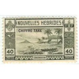 Offre Limitée Timbre de collection Nlles Hebrides - Taxe 14